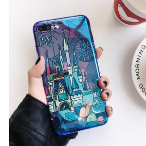 NEW X/7/8/7+/8+ Glossy Castle iPhone case